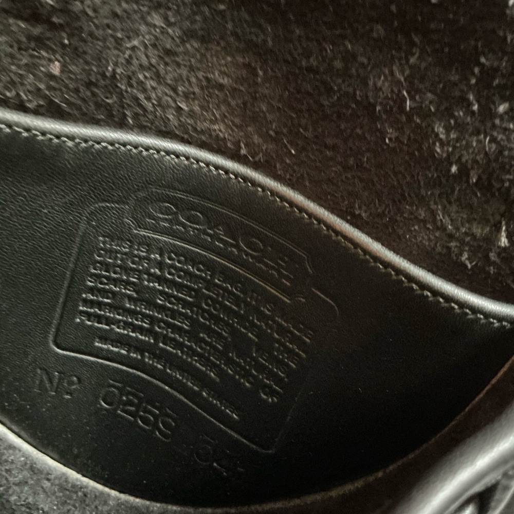 Coach Black Leather Crossbody Belt Bag - Picture 9 of 10